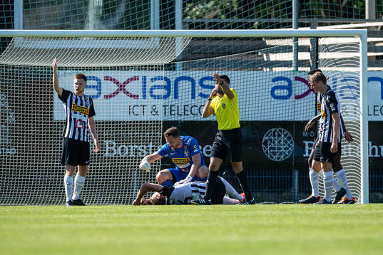 Landskronas spelare ropar