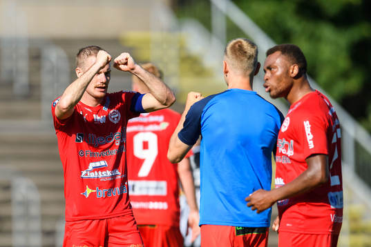 Värnamos Freddy Winst jublar