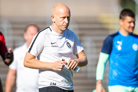 Landskronas tränare Billy Magnusson deppar
