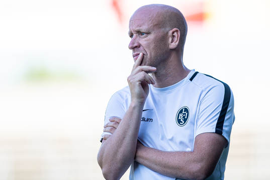 Landskronas tränare Billy Magnusson deppar