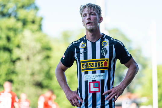 Landskronas Robin Hofsö deppar