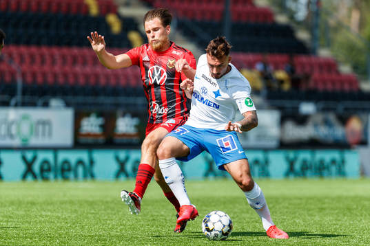 Östersunds Charlie Colkett och IFK Norrköpings Sead