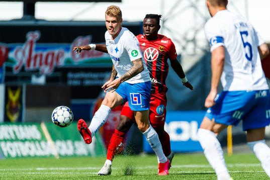 IFK Norrköpings Christoffer Nyman och Östersunds Francis