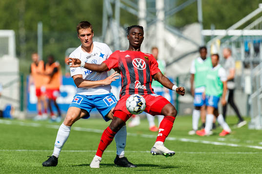 IFK Norrköpings Rasmus Stensbæk Lauritsen och Östersunds