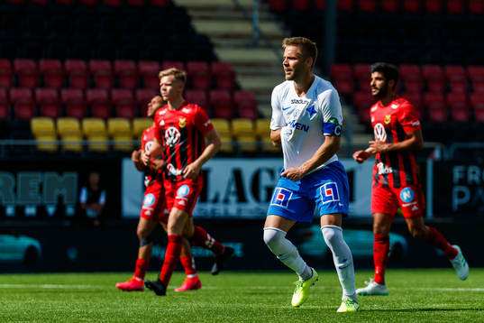 IFK Norrköpings Christoffer Nyman jublar