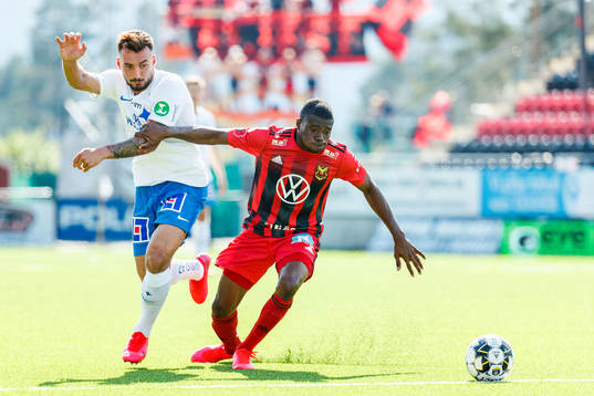 IFK Norrköpings Sead Haksabanovic och Östersunds Kalpi