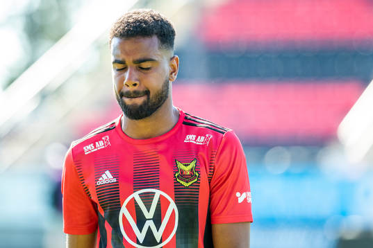 Östersunds Noah Sonko Sundberg deppar