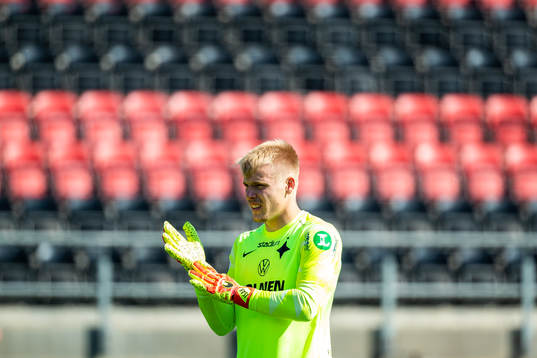 IFK Norrköpings målvakt Isak Pettersson