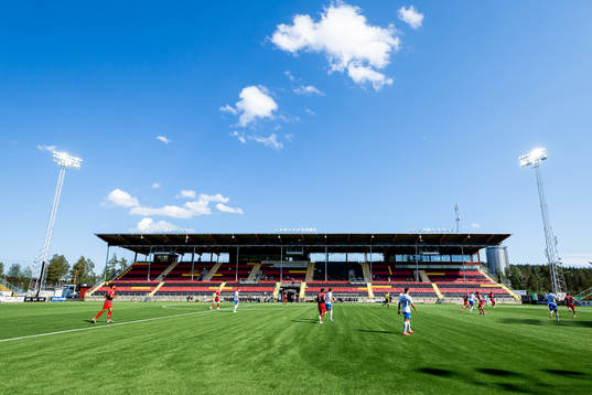 Tomma läktare på Jämtkraft Arena
