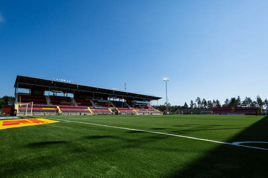Tomma läktare på Jämtkraft Arena