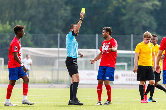 Örebro Syrianskas Basel Gorgis tilldelas en varning