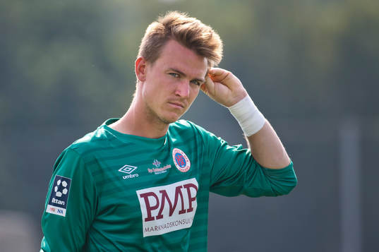 Karlslunds målvakt Jakob Kindberg