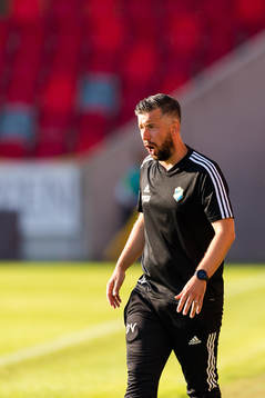 Östers tränare Dennis Velic