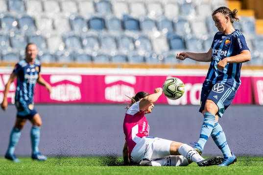 Uppsalas Nicole Odelberg Modin och Djurgårdens Frida