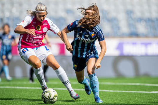 Uppsalas Lena Soleng Hansen och Djurgårdens Tilde Lindwall
