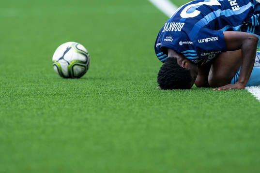 Djurgårdens Portia Boakye har ont