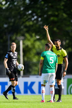 Jönköpings Fredric Fendrich tilldelas en varning av