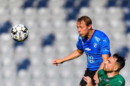 Halmstads Joel Allansson och Jönköpings Dzenis Kozica