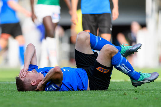 Halmstads Mikael Boman har ont