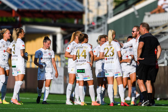 Rosengårds tränare Jonas Eidevall och assisterande