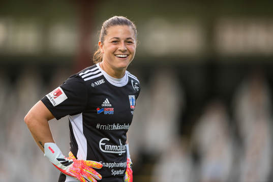 Vittsjös målvakt Sabrina D’Angelo