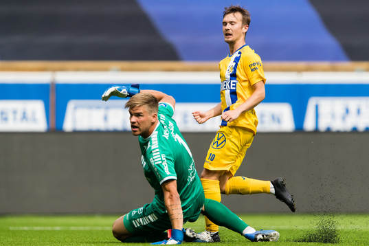 IFK Göteborgs Patrik Karlsson Lagemyr kvitterar till 1-1