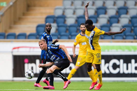 Sirius Elias Andersson och IFK Göteborgs Alhassan Yusuf