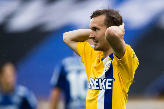 IFK Göteborgs Patrik Karlsson Lagemyr deppar