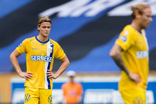 IFK Göteborgs August Erlingmark deppar