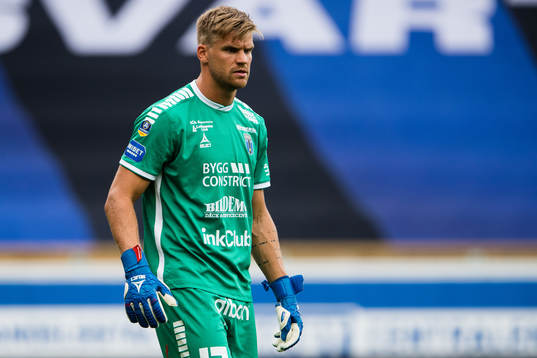 Sirius målvakt Lukas Jonsson