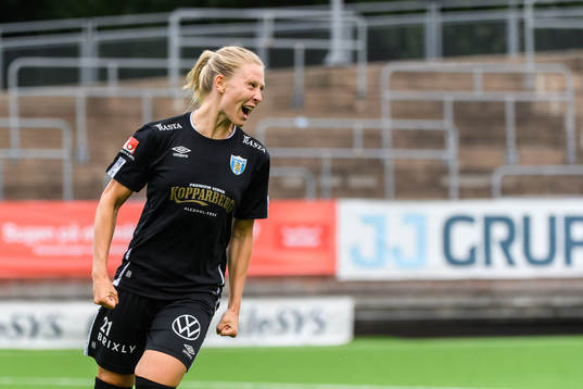 Göteborgs Rebecka Blomqvist jublar