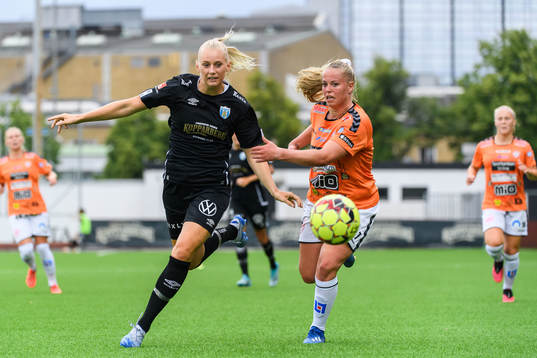 Göteborgs Stina Blackstenius och Kristianstads Therese