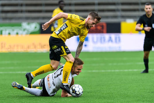 Elfsborgs Rasmus Alm och Örebros Johan Mårtensson