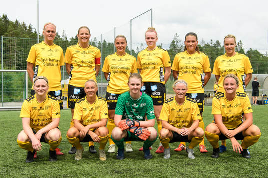 Elfsborgs startelva i damlagets första historiska