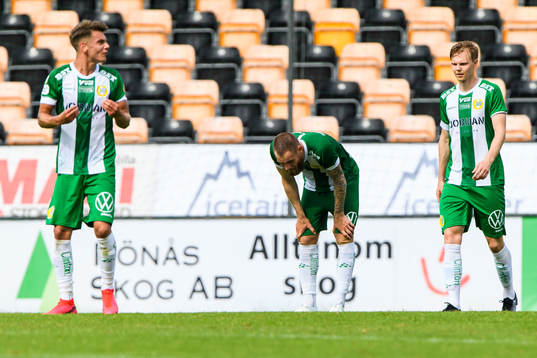 Hammarbys Alexander Kacaniklic, David Fällman och Tim