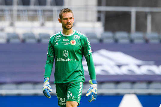 Kalmars målvakt Lucas Hägg Johansson