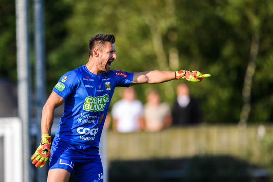 Varbergs målvakt Stojan Lukic