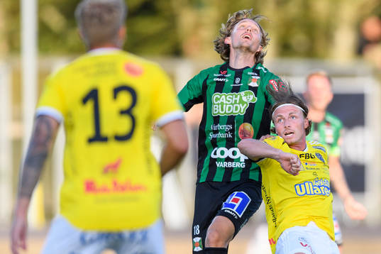 Varbergs Joakim Lindner och Falkenbergs Carl Johansson