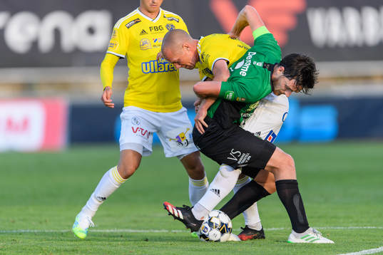 Falkenbergs Christoffer Carlsson och Varbergs Robin Tranberg