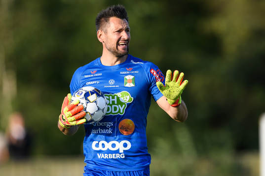 Varbergs målvakt Stojan Lukic