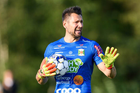 Varbergs målvakt Stojan Lukic