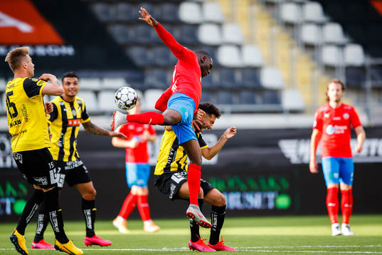 Helsingborgs Ravy Tsouka och Häckens Daleho Irandust