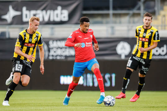 Häckens Jasse Tuominen och Helsingborgs Martin Olsson