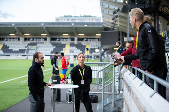 Häckens tränare Andreas Alm