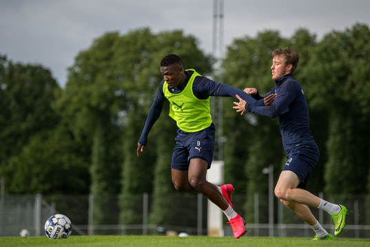 Alhaji Gero och Rasmus Jönsson