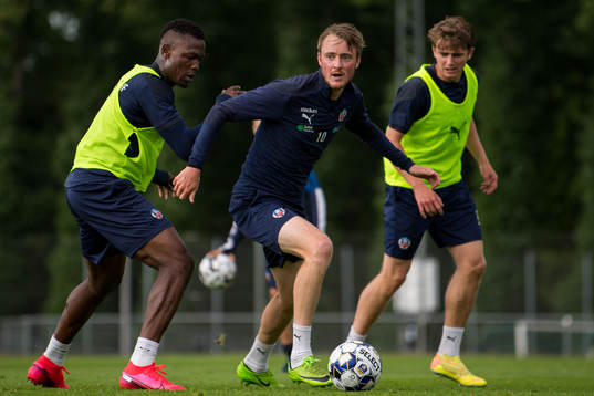 Alhaji Gero och Rasmus Jönsson