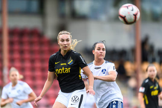 s Elise Björnelius Leidersten och Älvsjös Linda Nieminen