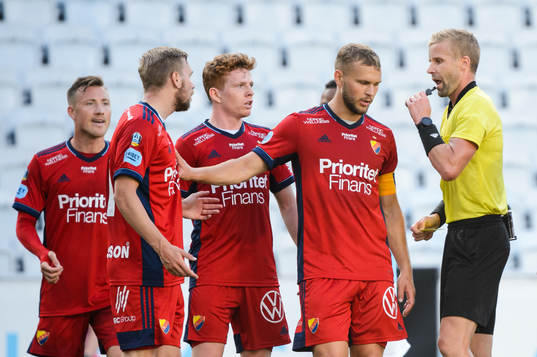 Djurgårdens Fredrik Ulvestad, Jonathan Ring , Aslak Witry