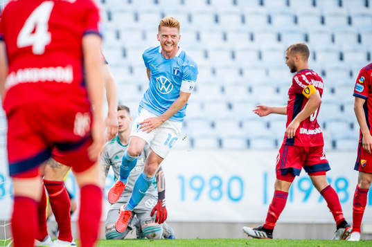 Glädjehopp av Malmö FFs Anders Christiansen