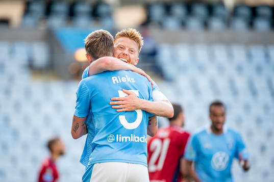 Malmö FFs Anders Christiansen jublar